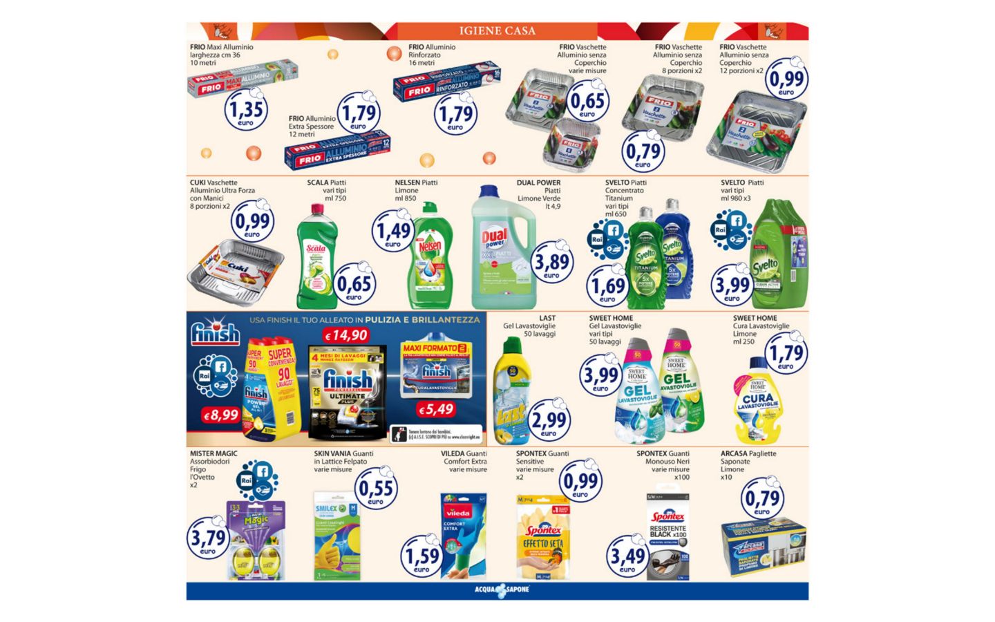 Volantino Acqua e sapone 06.04.2026 - 19.04.2026