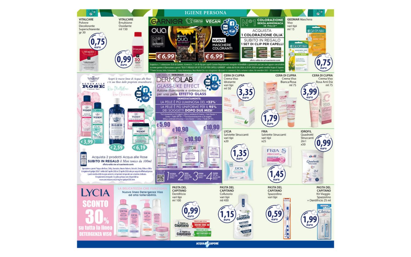 Volantino Acqua e sapone 06.04.2026 - 19.04.2026