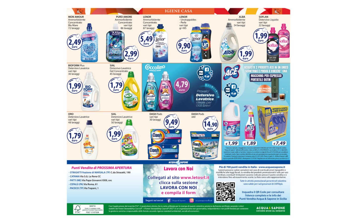 Volantino Acqua e sapone 06.04.2026 - 19.04.2026