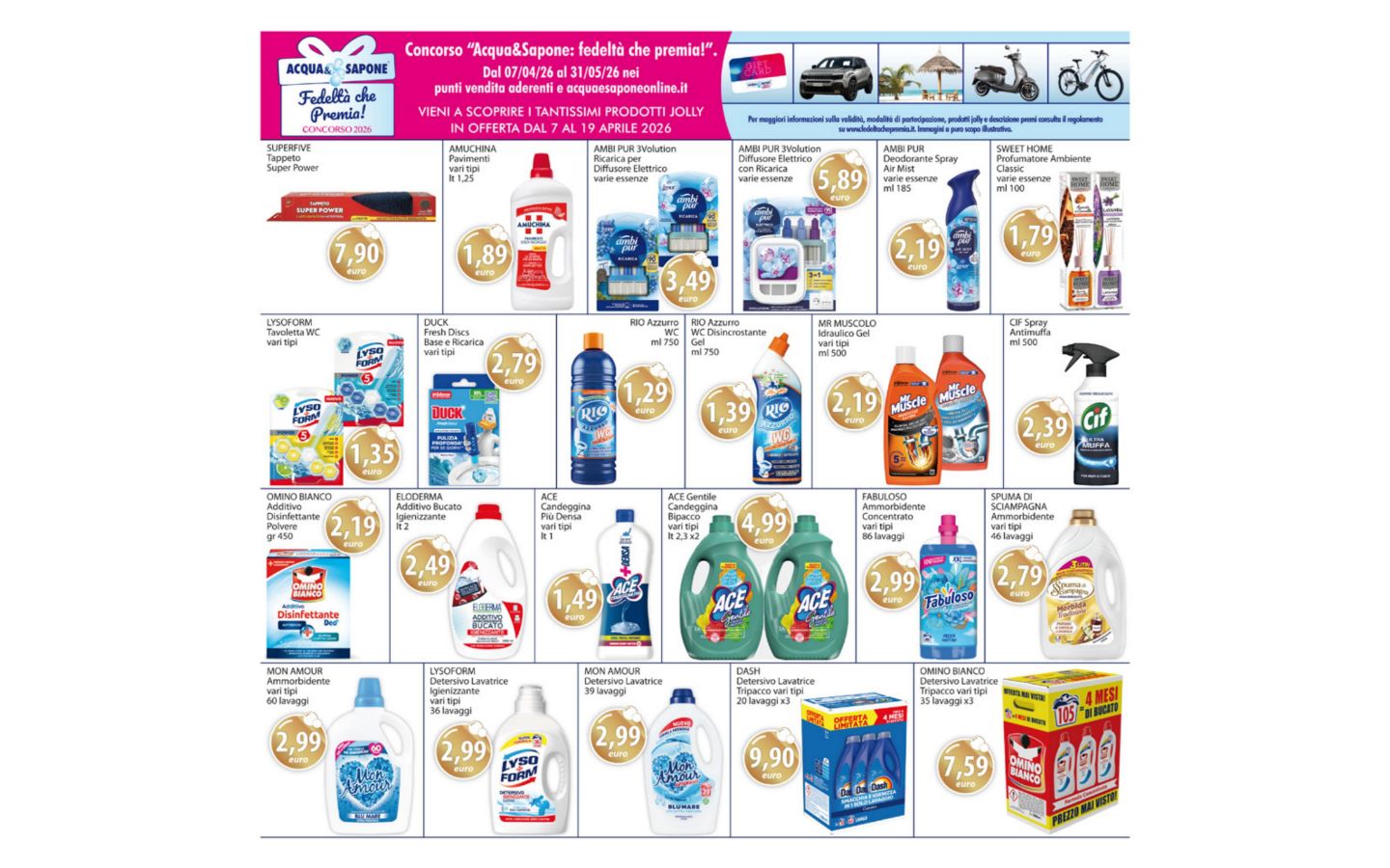 Volantino Acqua e sapone 06.04.2026 - 19.04.2026