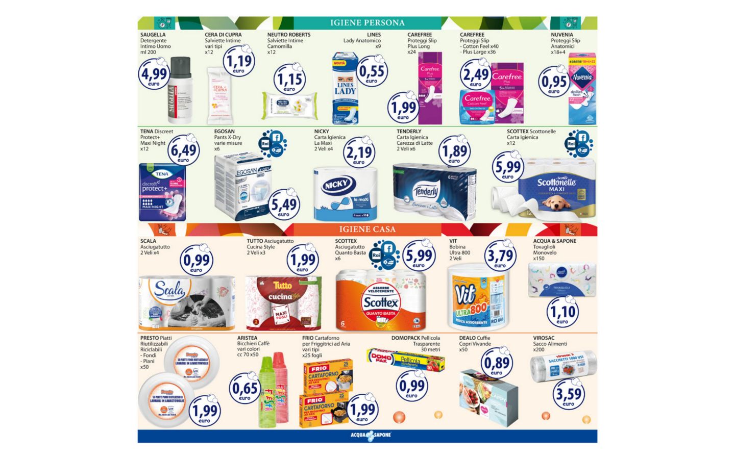 Volantino Acqua e sapone 06.04.2026 - 19.04.2026
