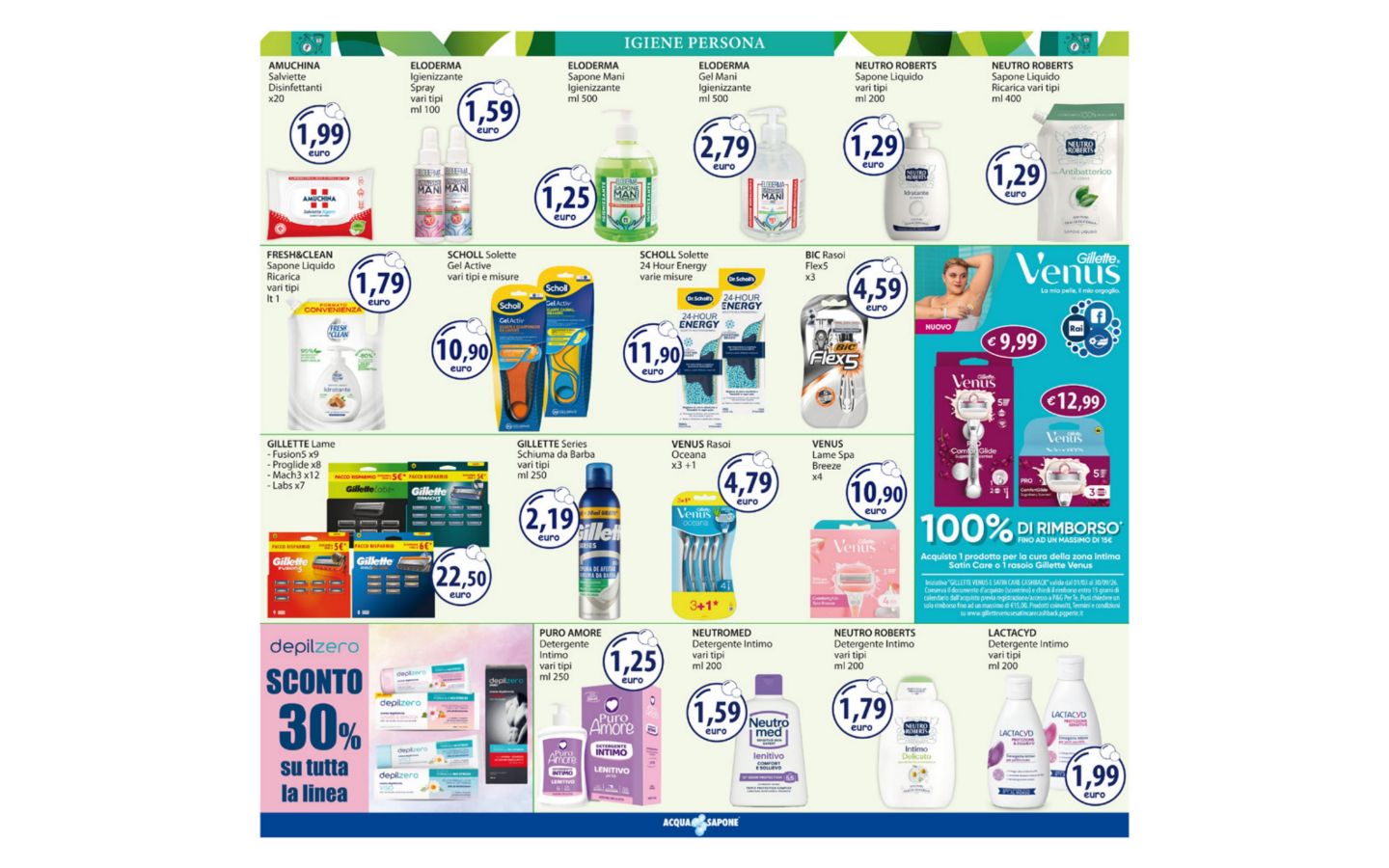 Volantino Acqua e sapone 06.04.2026 - 19.04.2026