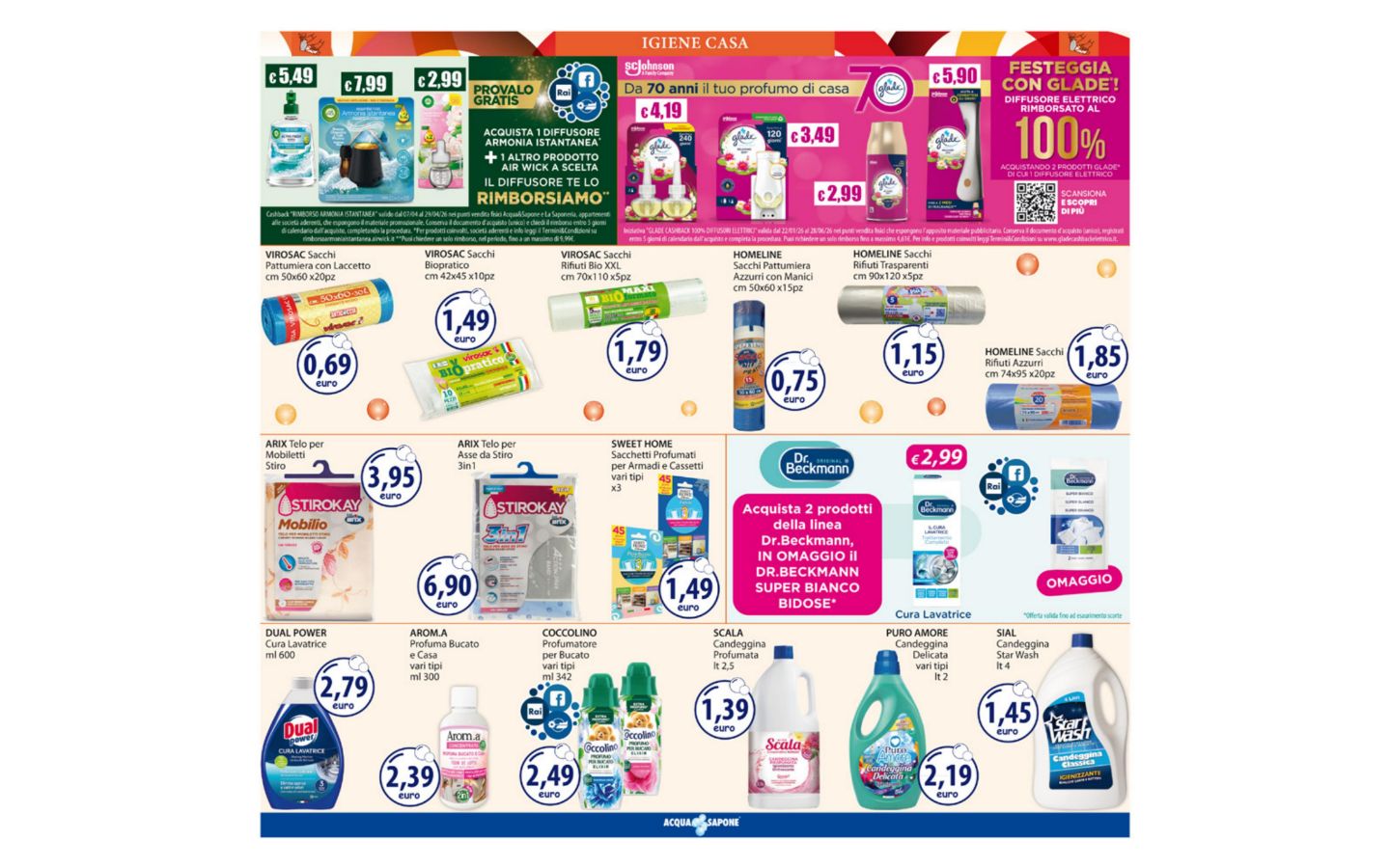 Volantino Acqua e sapone 06.04.2026 - 19.04.2026