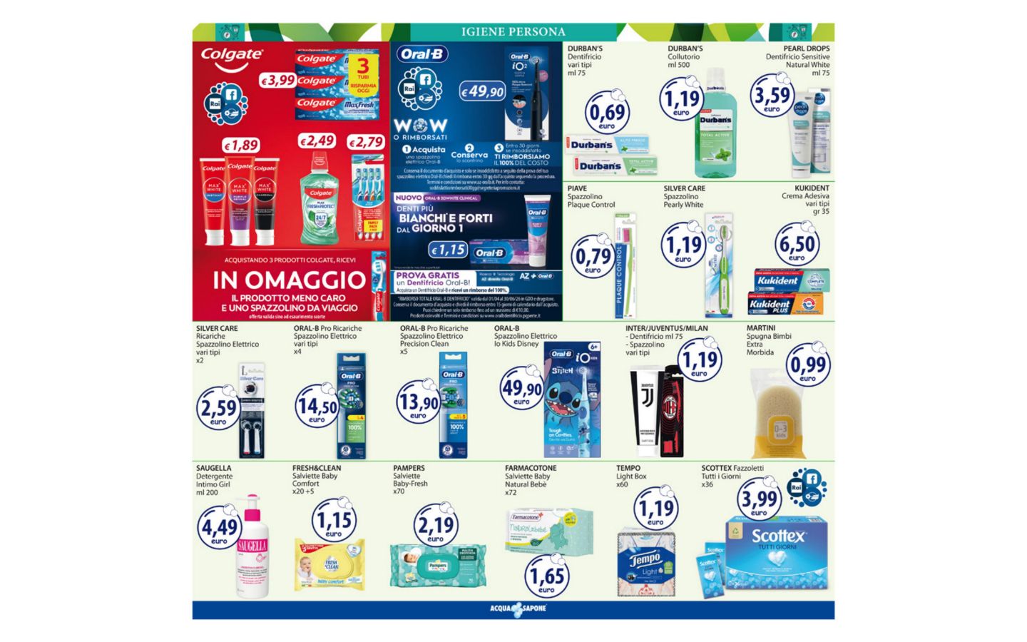 Volantino Acqua e sapone 06.04.2026 - 19.04.2026