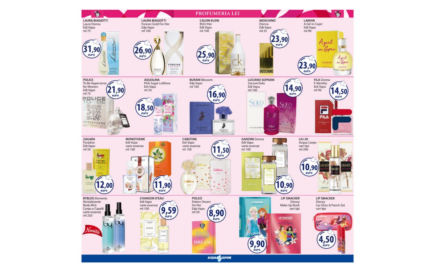 Volantino Acqua e sapone 06.04.2026 - 19.04.2026