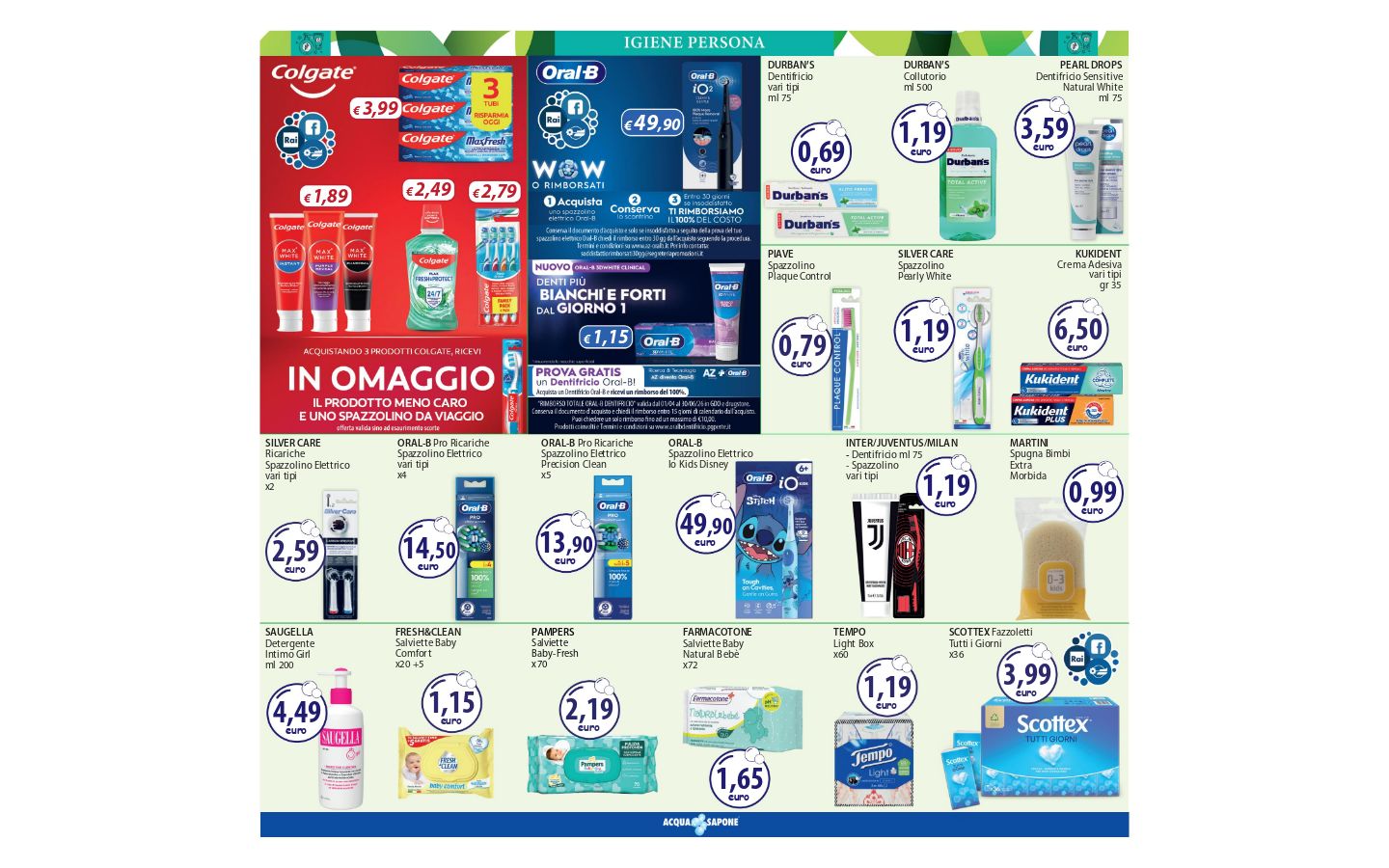 Volantino Acqua e sapone 01.04.2026 - 09.04.2026