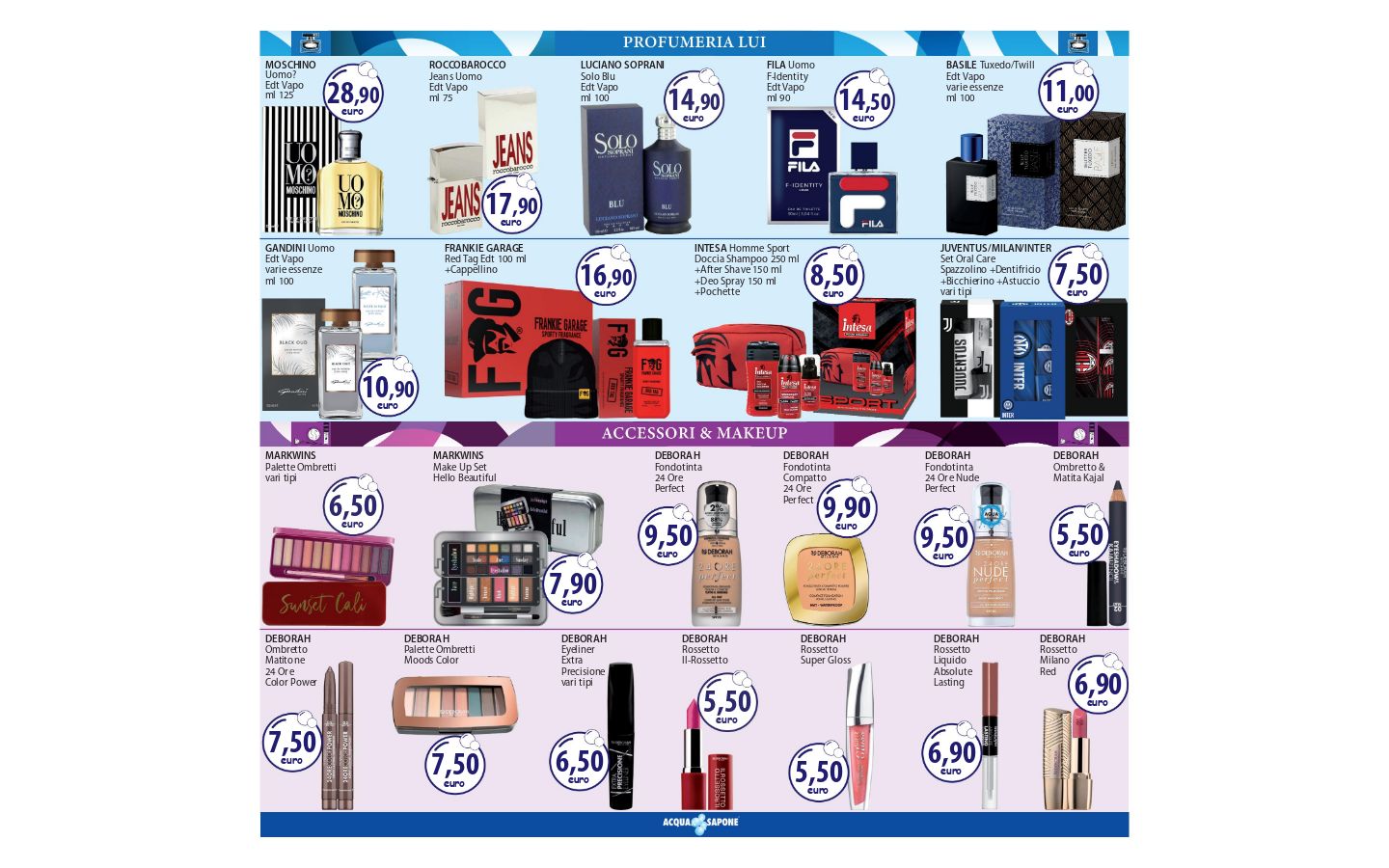 Volantino Acqua e sapone 01.04.2026 - 09.04.2026