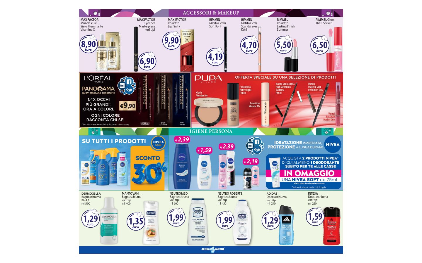 Volantino Acqua e sapone 01.04.2026 - 09.04.2026