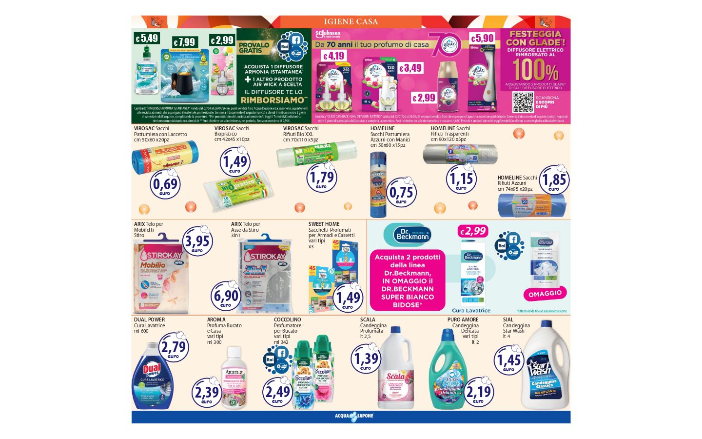 Volantino Acqua e sapone 01.04.2026 - 09.04.2026