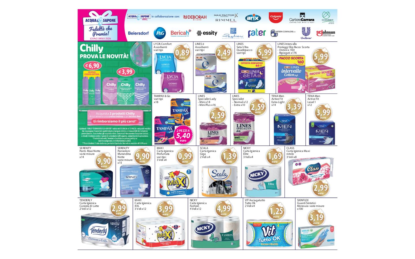 Volantino Acqua e sapone 01.04.2026 - 09.04.2026