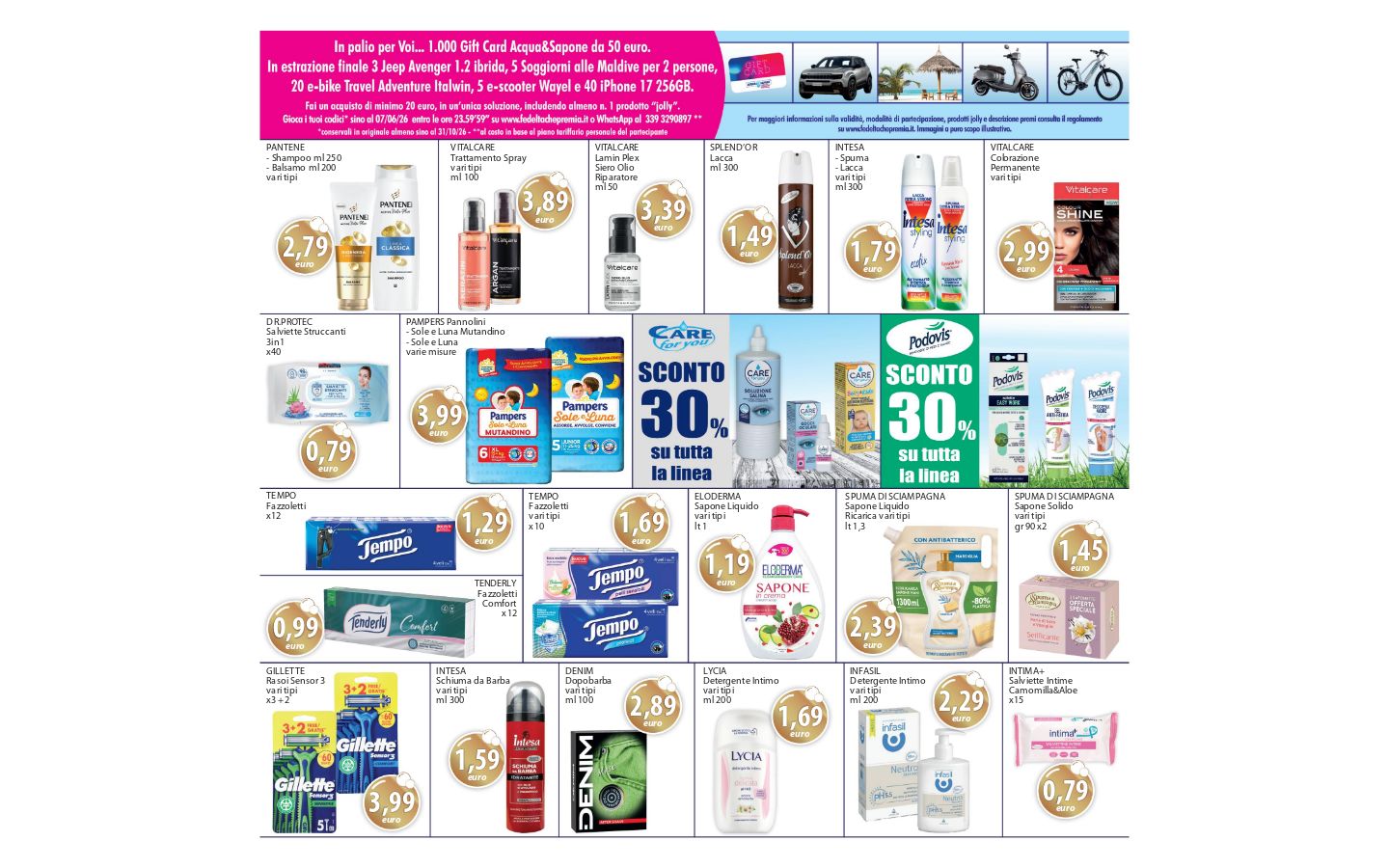 Volantino Acqua e sapone 01.04.2026 - 09.04.2026