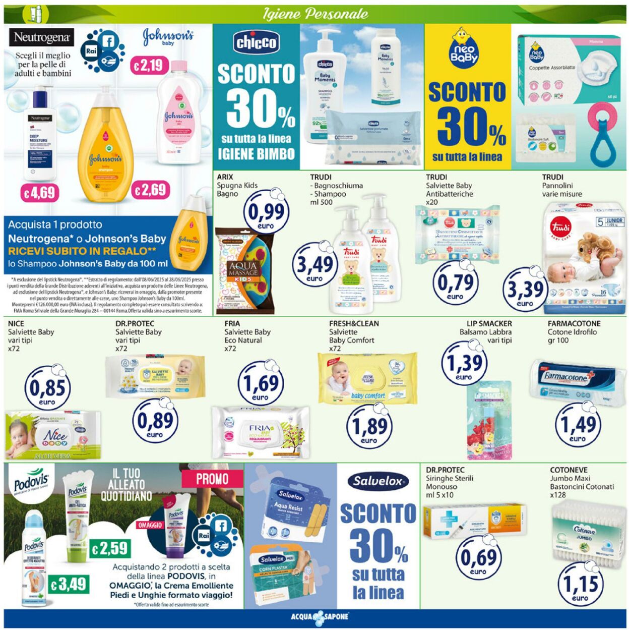 Volantino Acqua e sapone 03.06.2025 - 15.06.2025