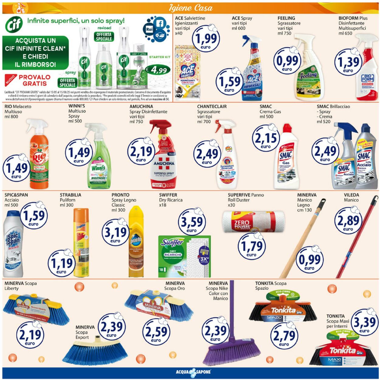 Volantino Acqua e sapone 03.06.2025 - 15.06.2025