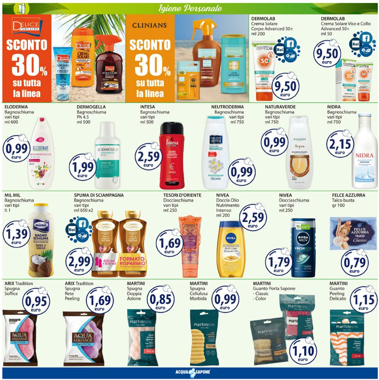Volantino Acqua e sapone 03.06.2025 - 15.06.2025