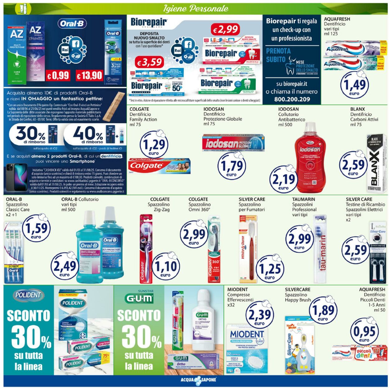 Volantino Acqua e sapone 03.06.2025 - 15.06.2025