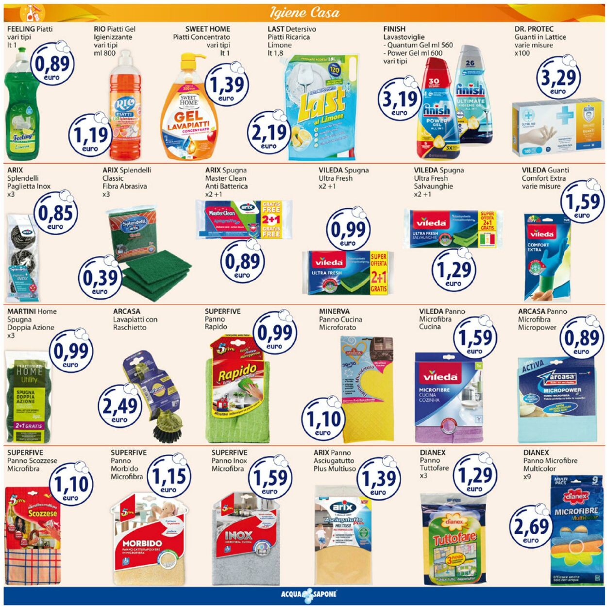 Volantino Acqua e sapone 03.06.2025 - 15.06.2025