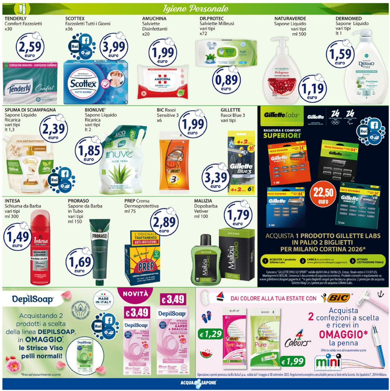 Volantino Acqua e sapone 03.06.2025 - 15.06.2025
