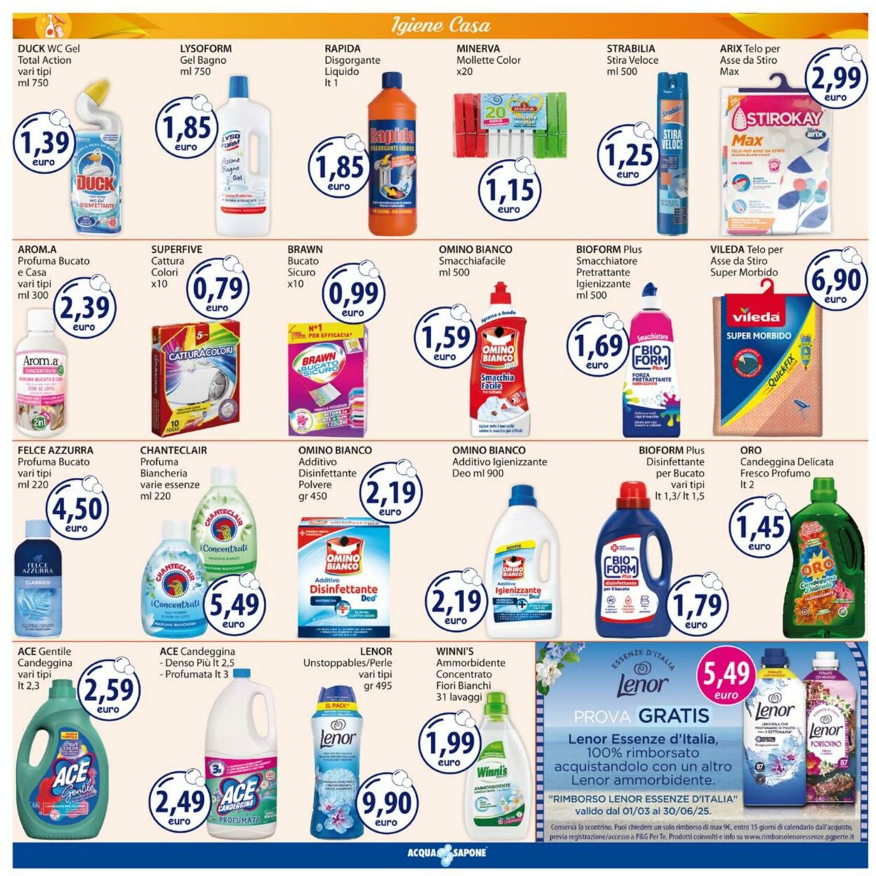 Volantino Acqua e sapone 16.06.2025 - 29.06.2025
