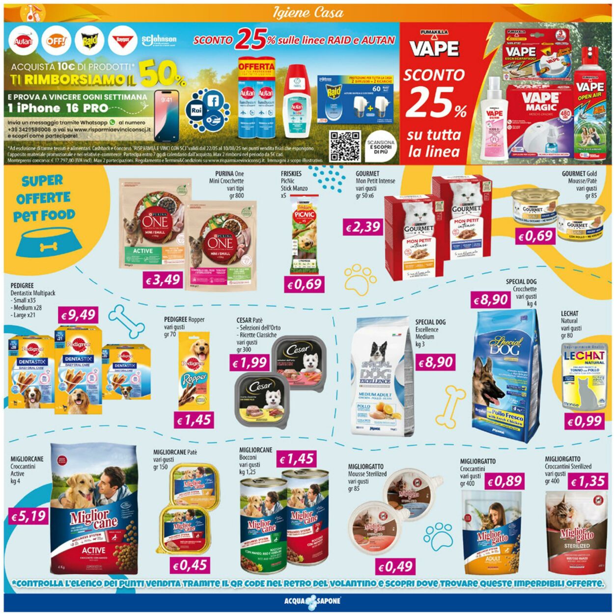 Volantino Acqua e sapone 30.06.2025 - 13.07.2025