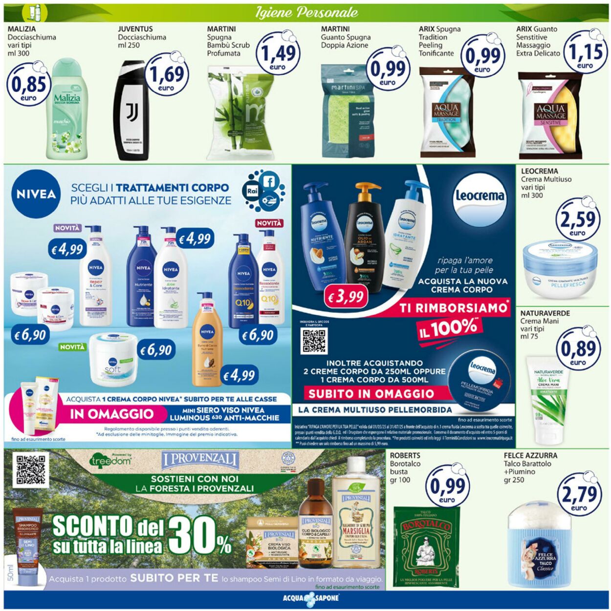 Volantino Acqua e sapone 30.06.2025 - 13.07.2025