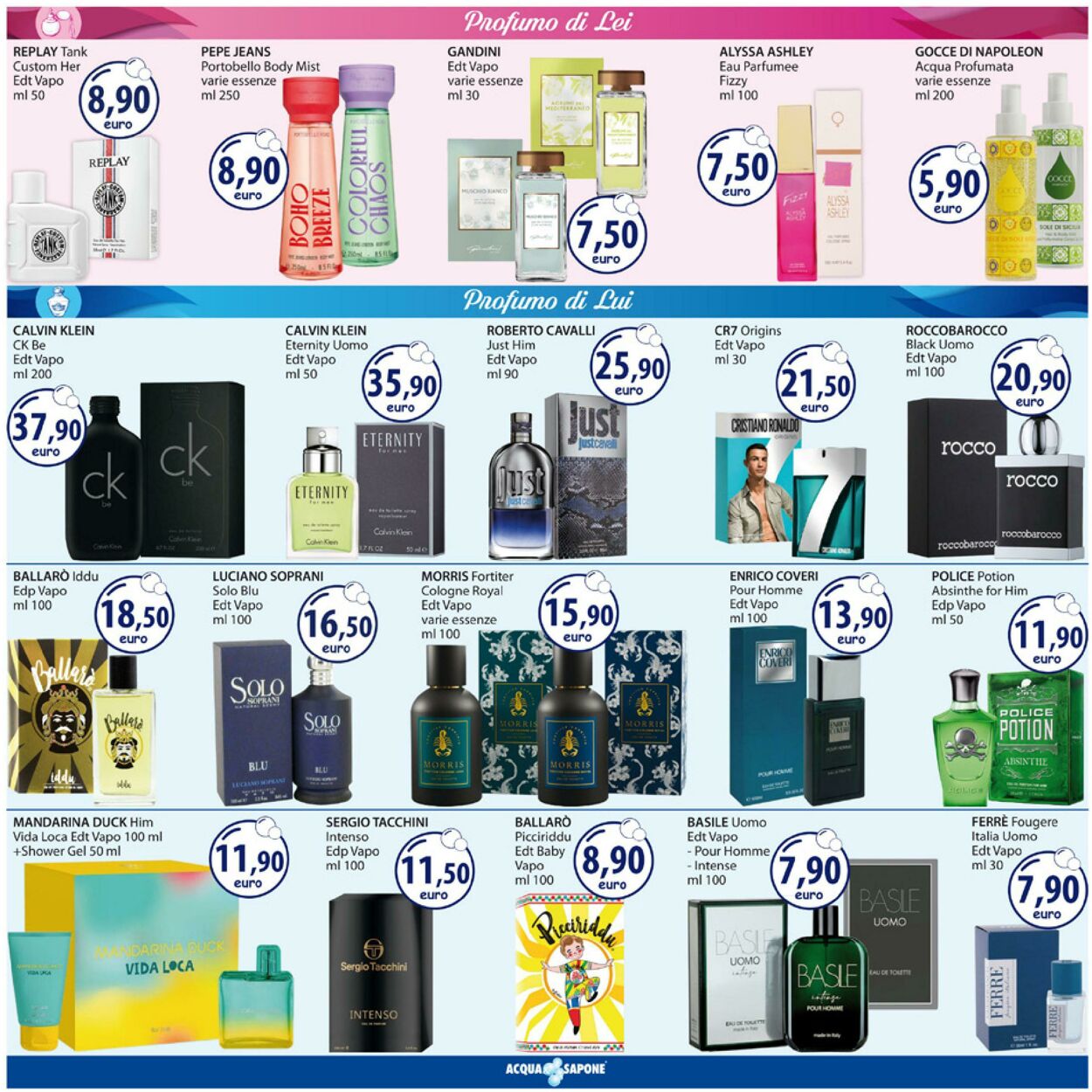 Volantino Acqua e sapone 30.06.2025 - 13.07.2025