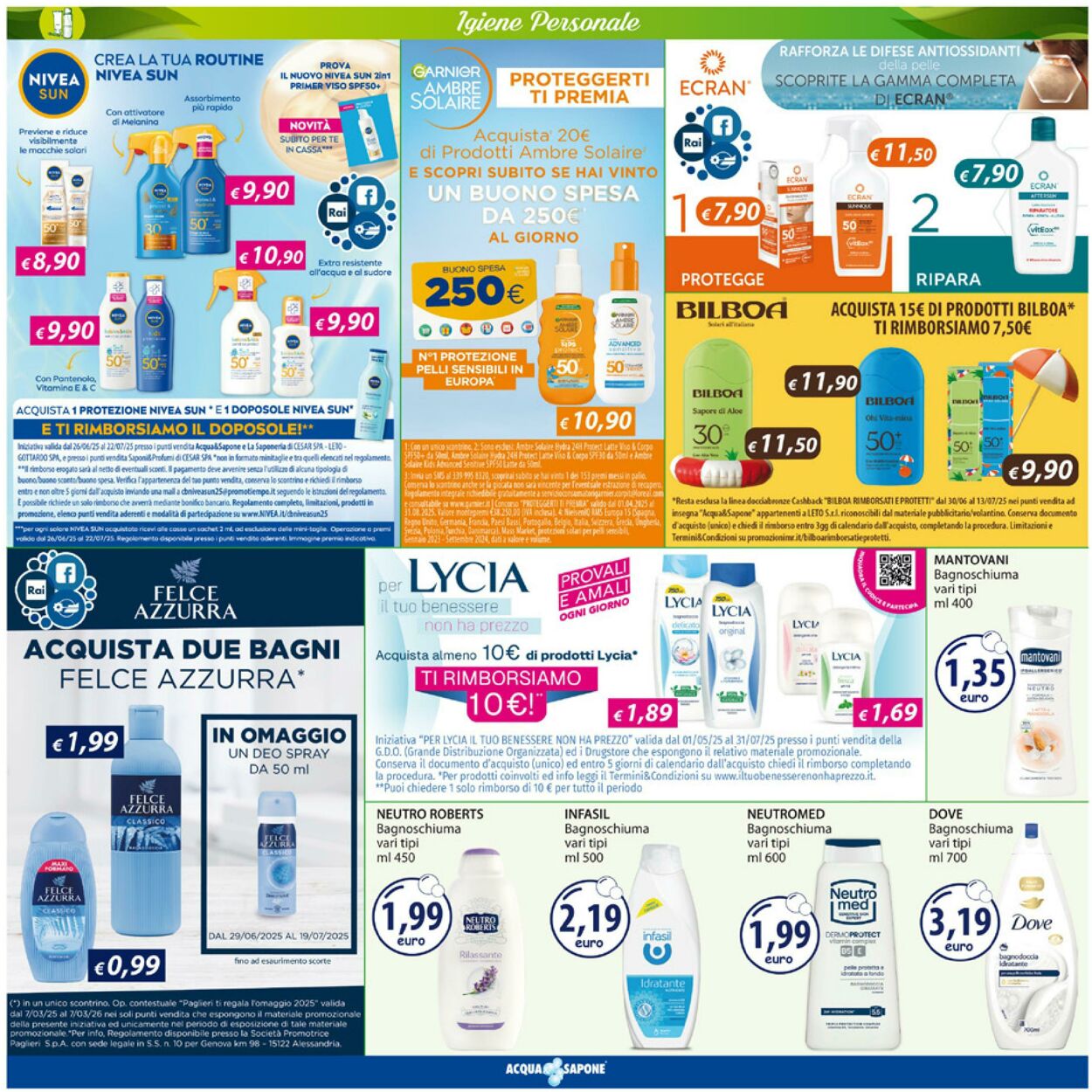 Volantino Acqua e sapone 30.06.2025 - 13.07.2025