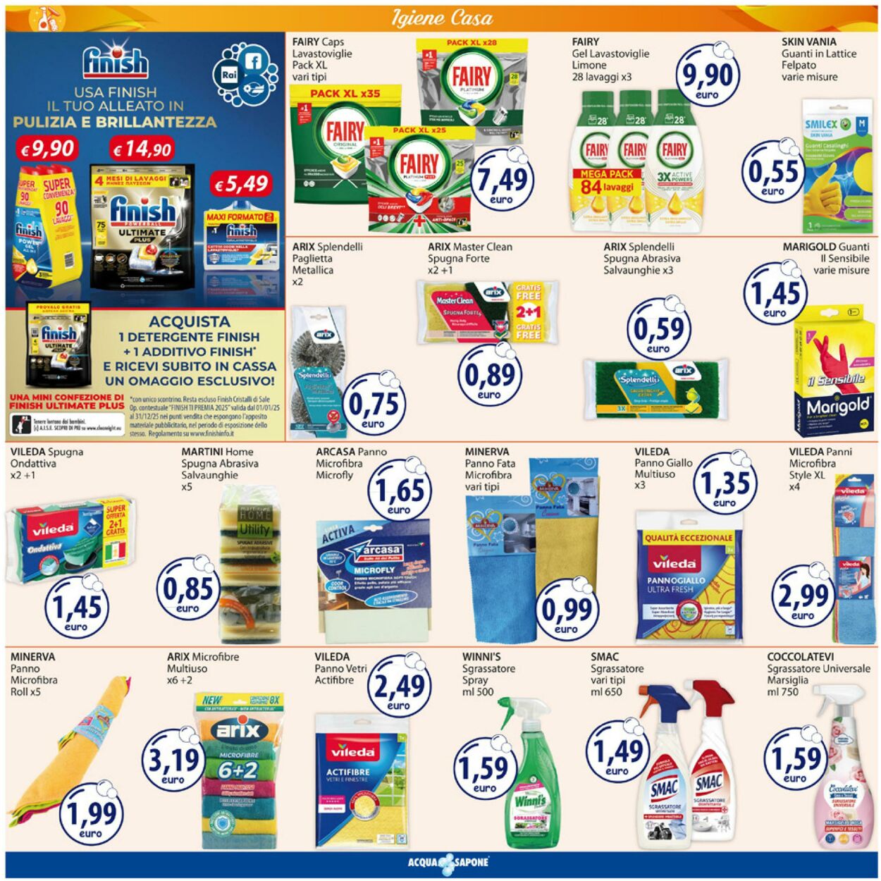 Volantino Acqua e sapone 30.06.2025 - 13.07.2025