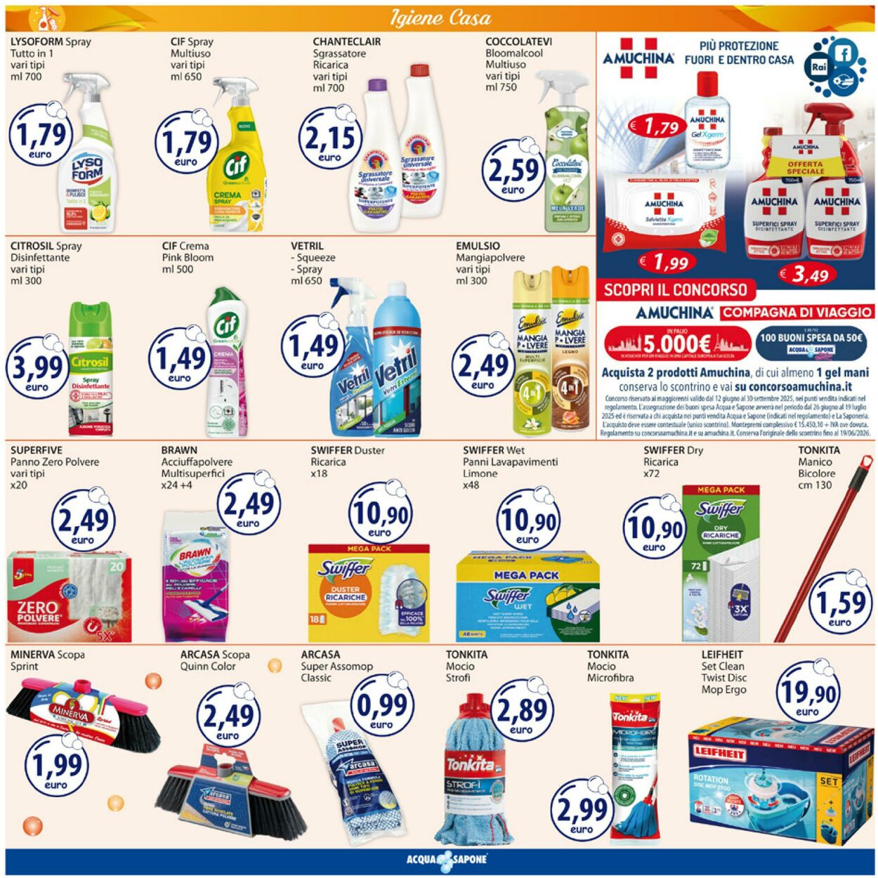Volantino Acqua e sapone 30.06.2025 - 13.07.2025