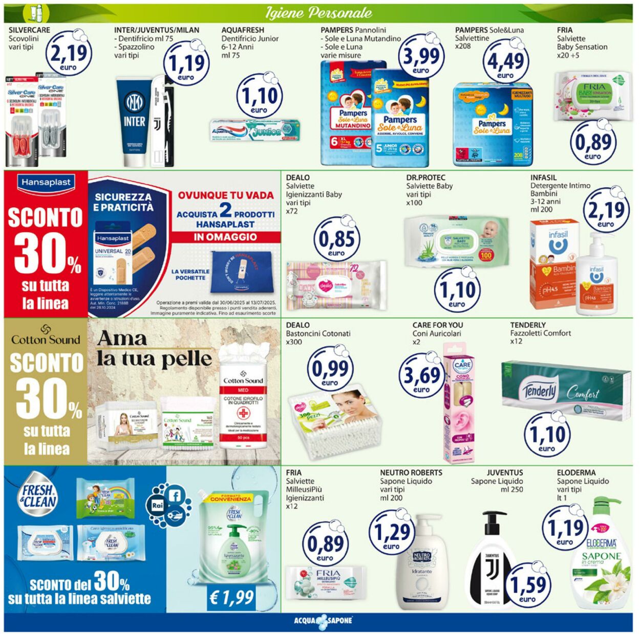 Volantino Acqua e sapone 30.06.2025 - 13.07.2025