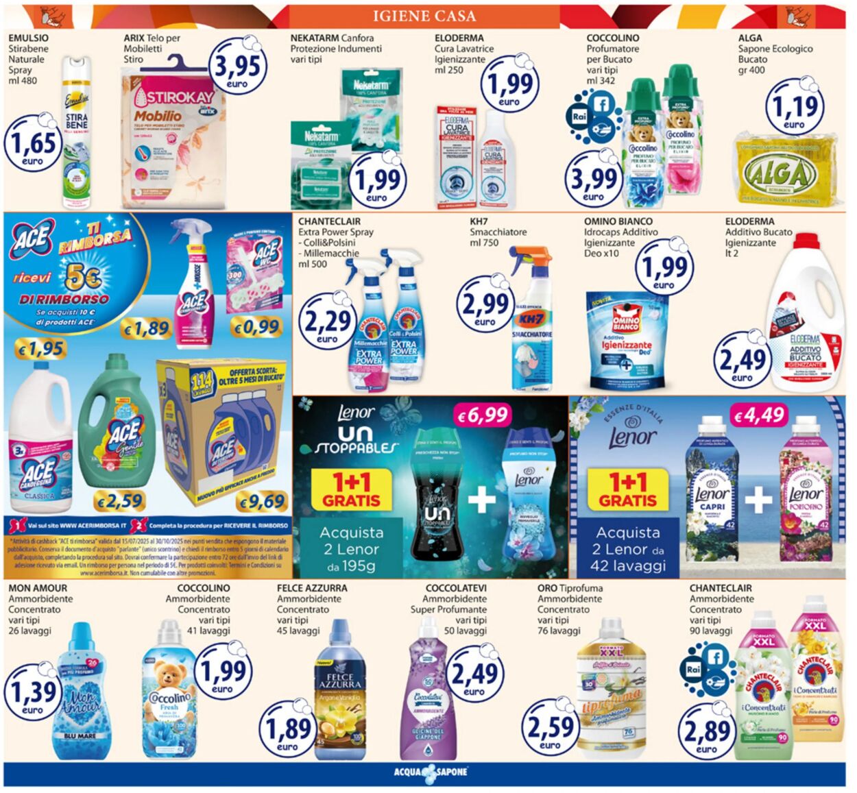 Volantino Acqua e sapone 25.08.2025 - 07.09.2025