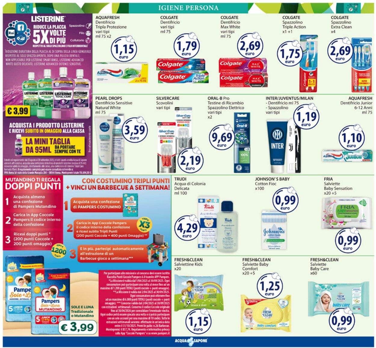 Volantino Acqua e sapone 25.08.2025 - 07.09.2025