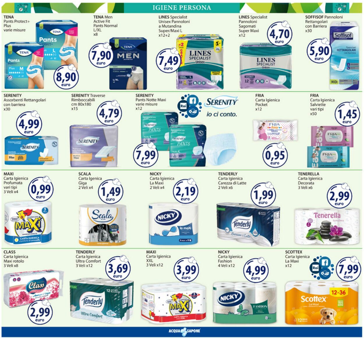 Volantino Acqua e sapone 25.08.2025 - 07.09.2025