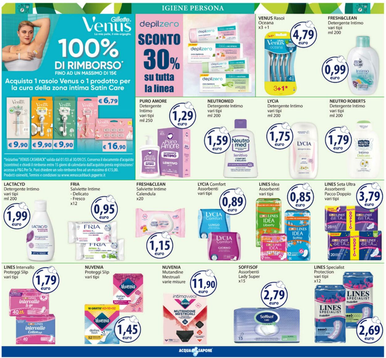 Volantino Acqua e sapone 25.08.2025 - 07.09.2025
