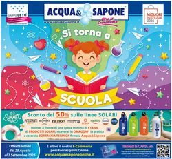 Volantino Acqua e sapone 25.08.2025 - 07.09.2025