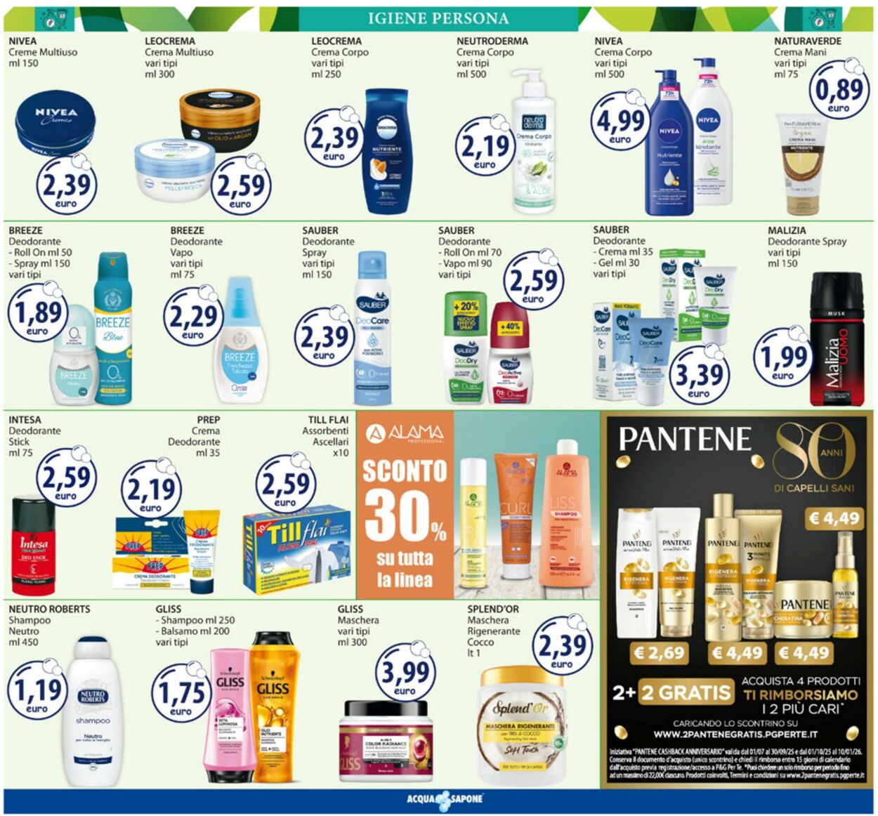 Volantino Acqua e sapone 08.09.2025 - 21.09.2025