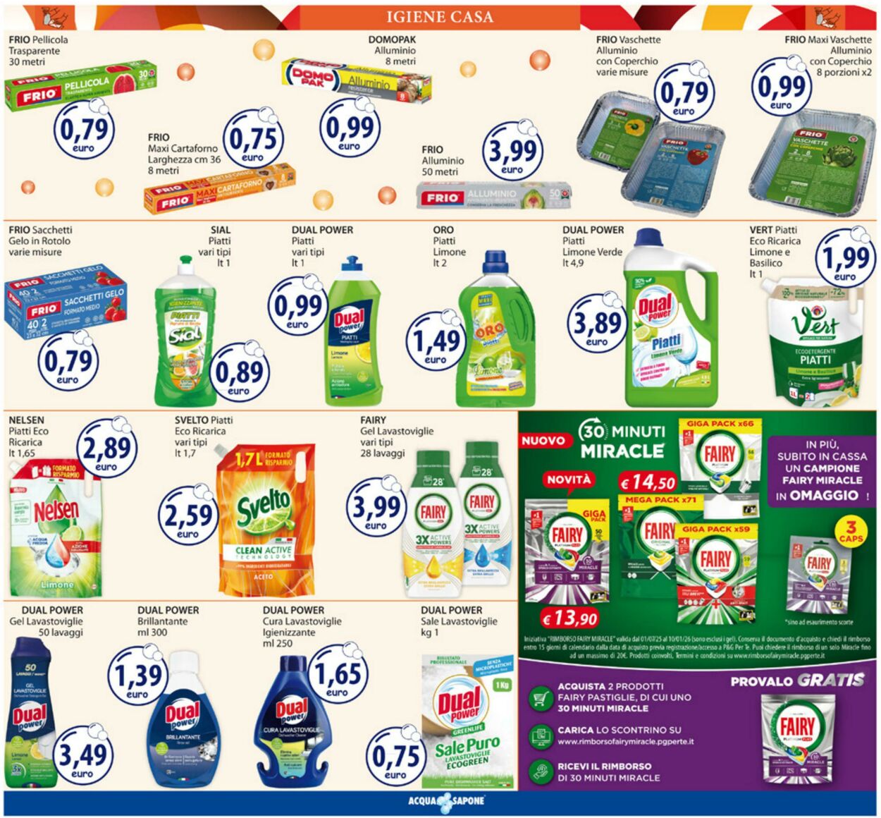 Volantino Acqua e sapone 08.09.2025 - 21.09.2025