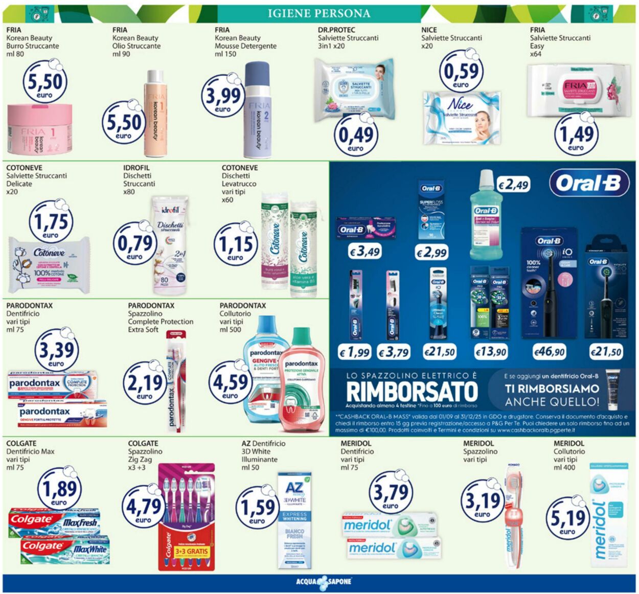 Volantino Acqua e sapone 08.09.2025 - 21.09.2025