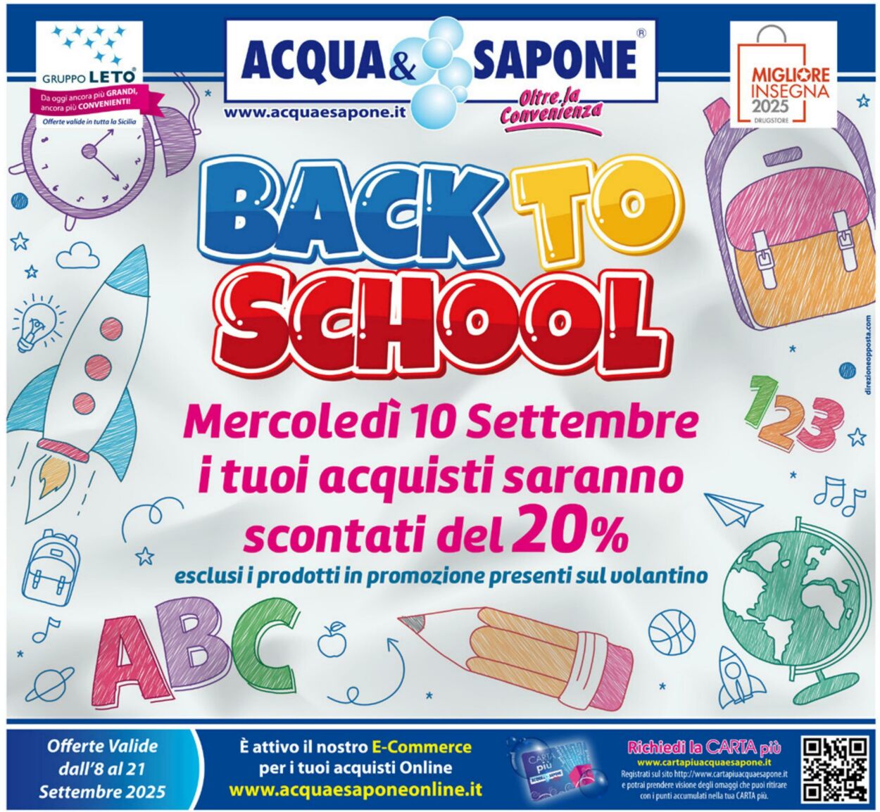 Volantino Acqua e sapone 08.09.2025 - 21.09.2025