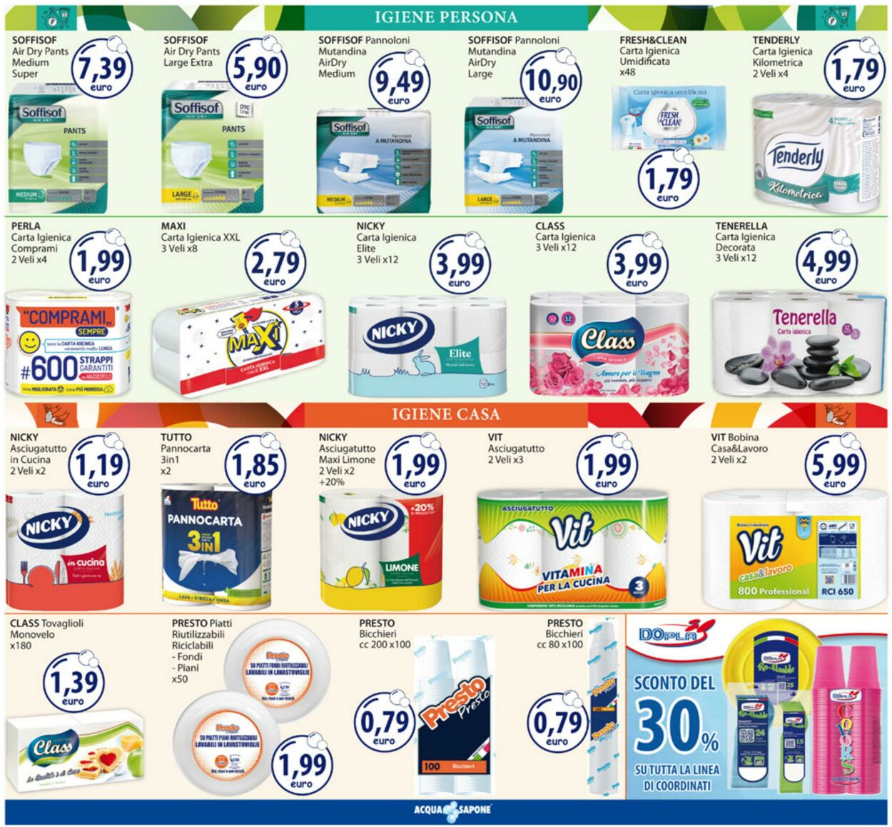 Volantino Acqua e sapone 08.09.2025 - 21.09.2025
