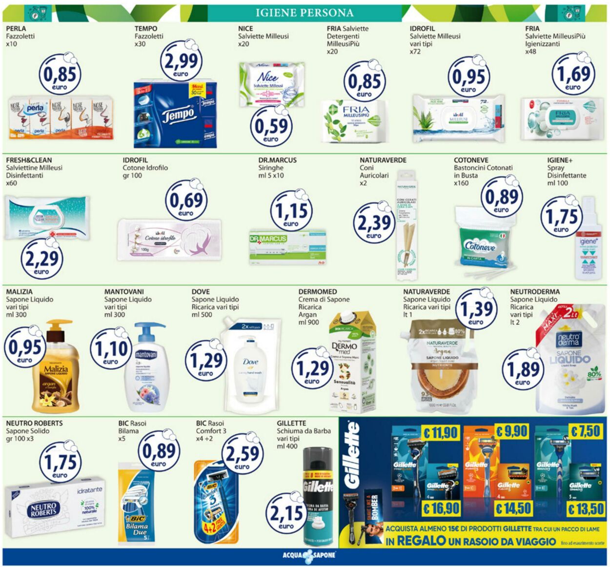 Volantino Acqua e sapone 08.09.2025 - 21.09.2025