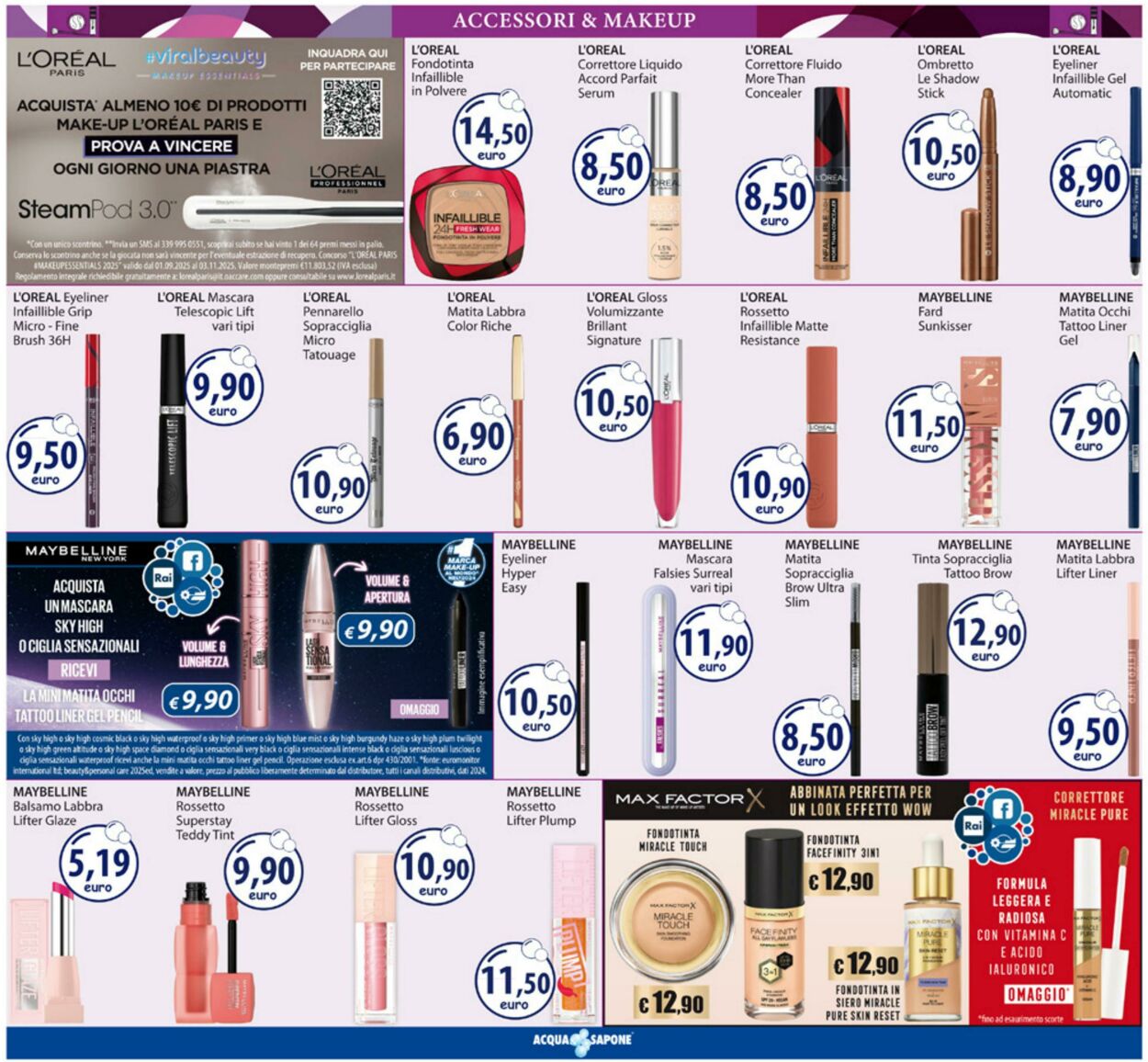 Volantino Acqua e sapone 20.10.2025 - 02.11.2025