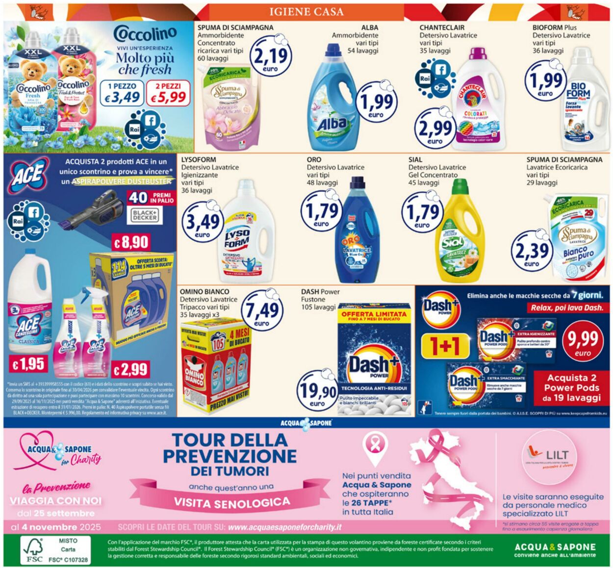 Volantino Acqua e sapone 20.10.2025 - 02.11.2025