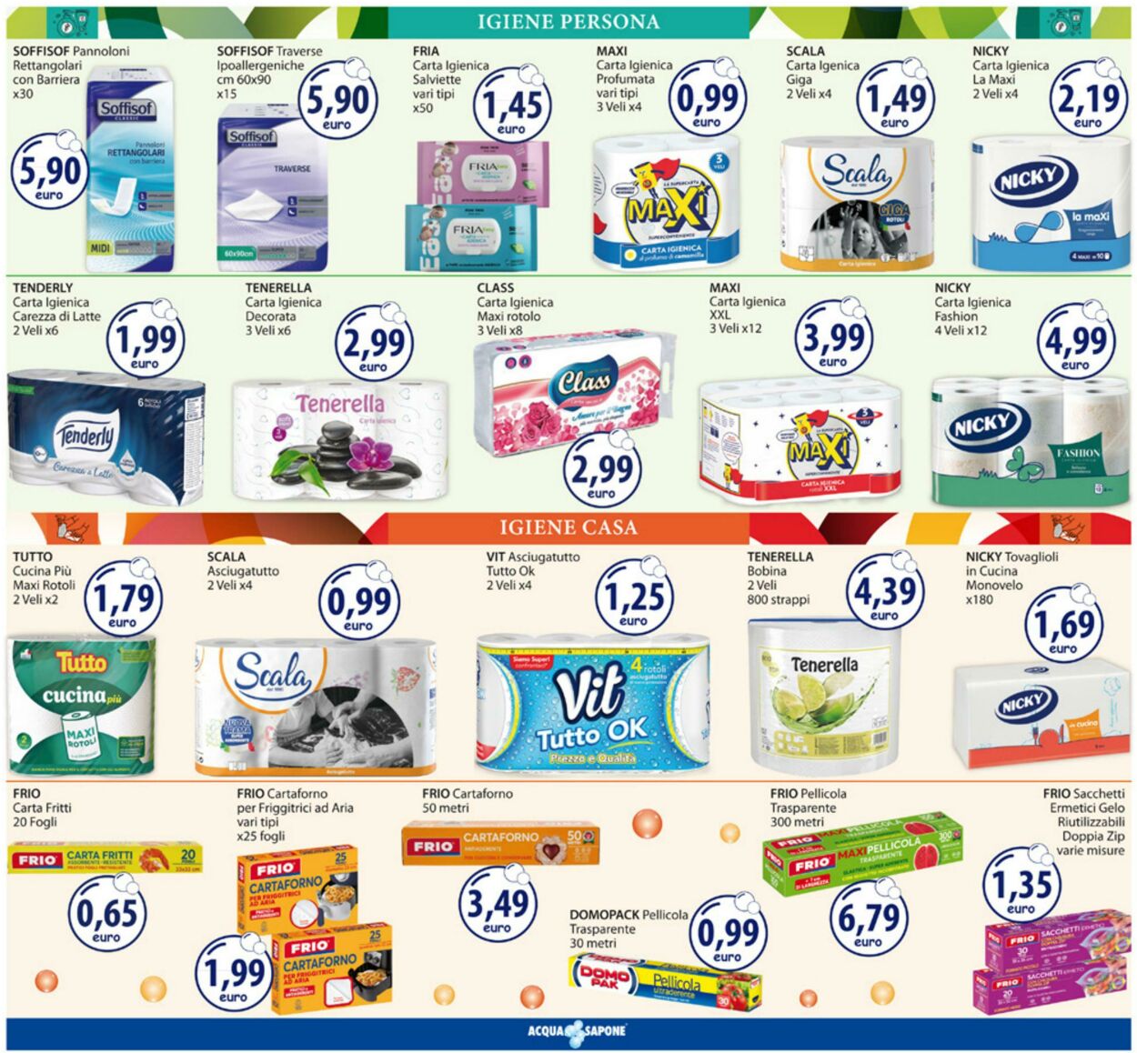 Volantino Acqua e sapone 20.10.2025 - 02.11.2025
