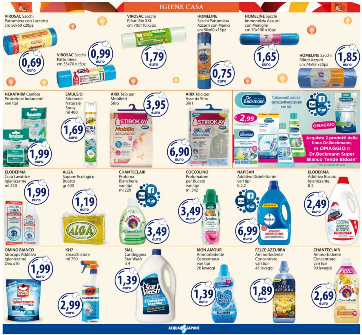 Volantino Acqua e sapone 20.10.2025 - 02.11.2025