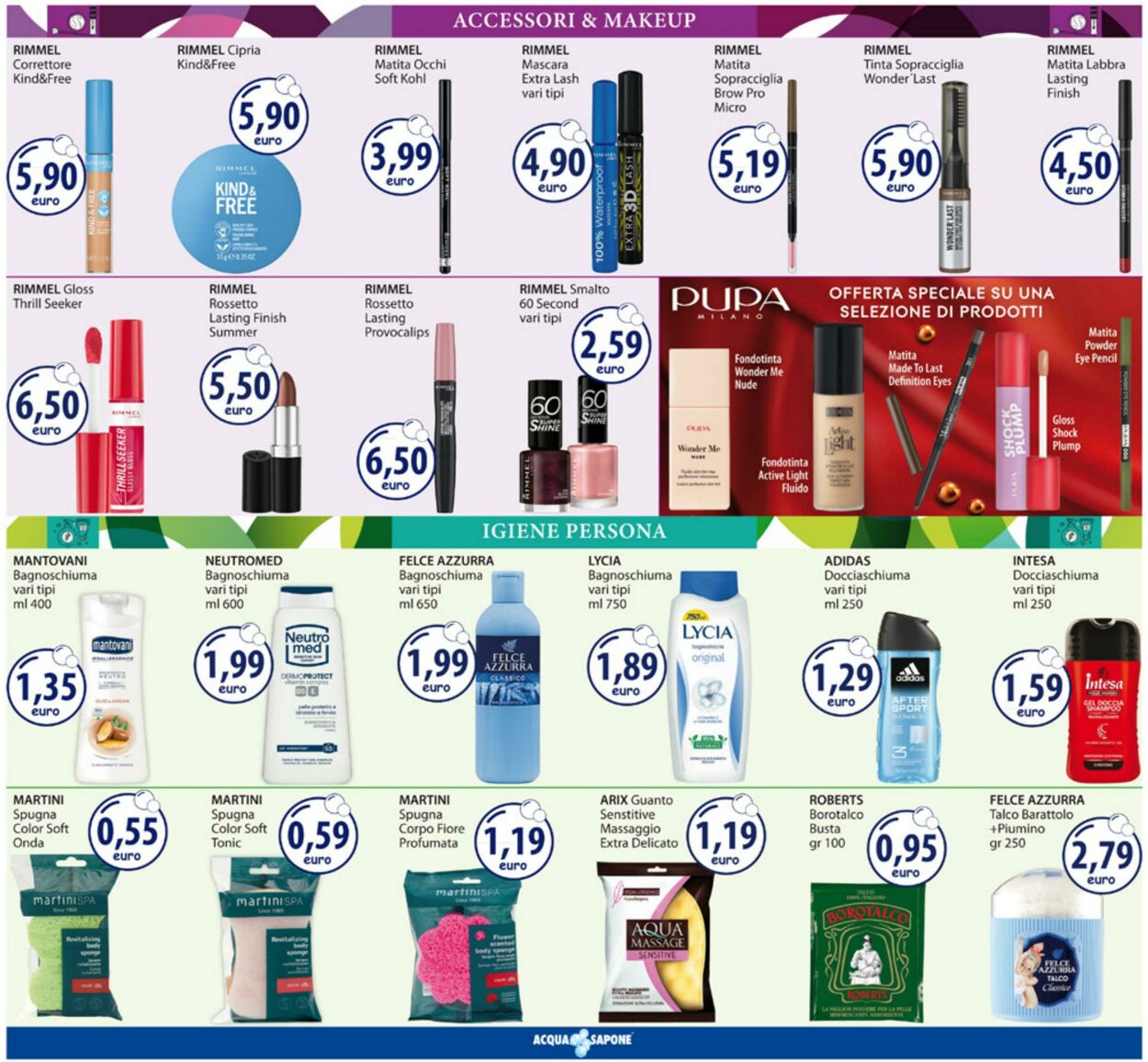 Volantino Acqua e sapone 20.10.2025 - 02.11.2025