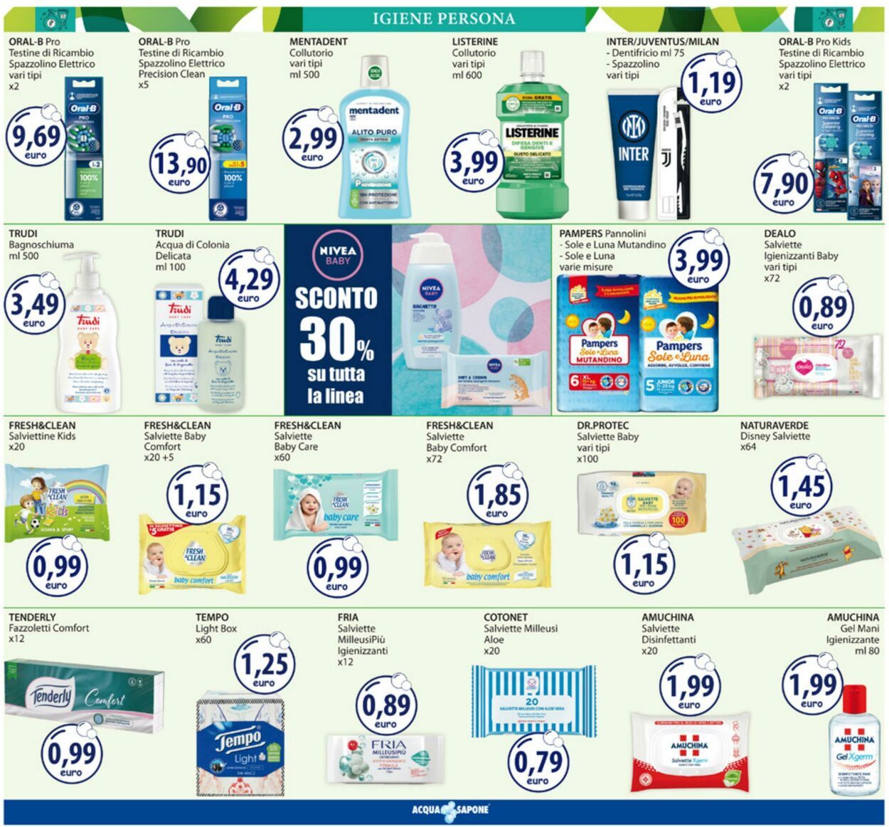 Volantino Acqua e sapone 20.10.2025 - 02.11.2025