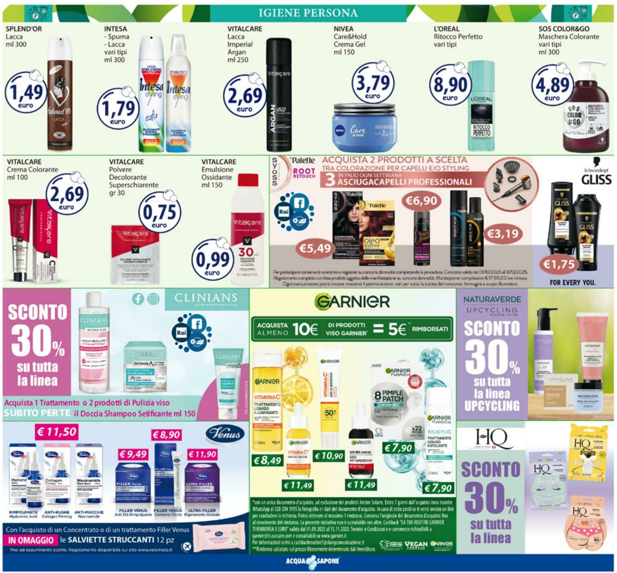 Volantino Acqua e sapone 20.10.2025 - 02.11.2025