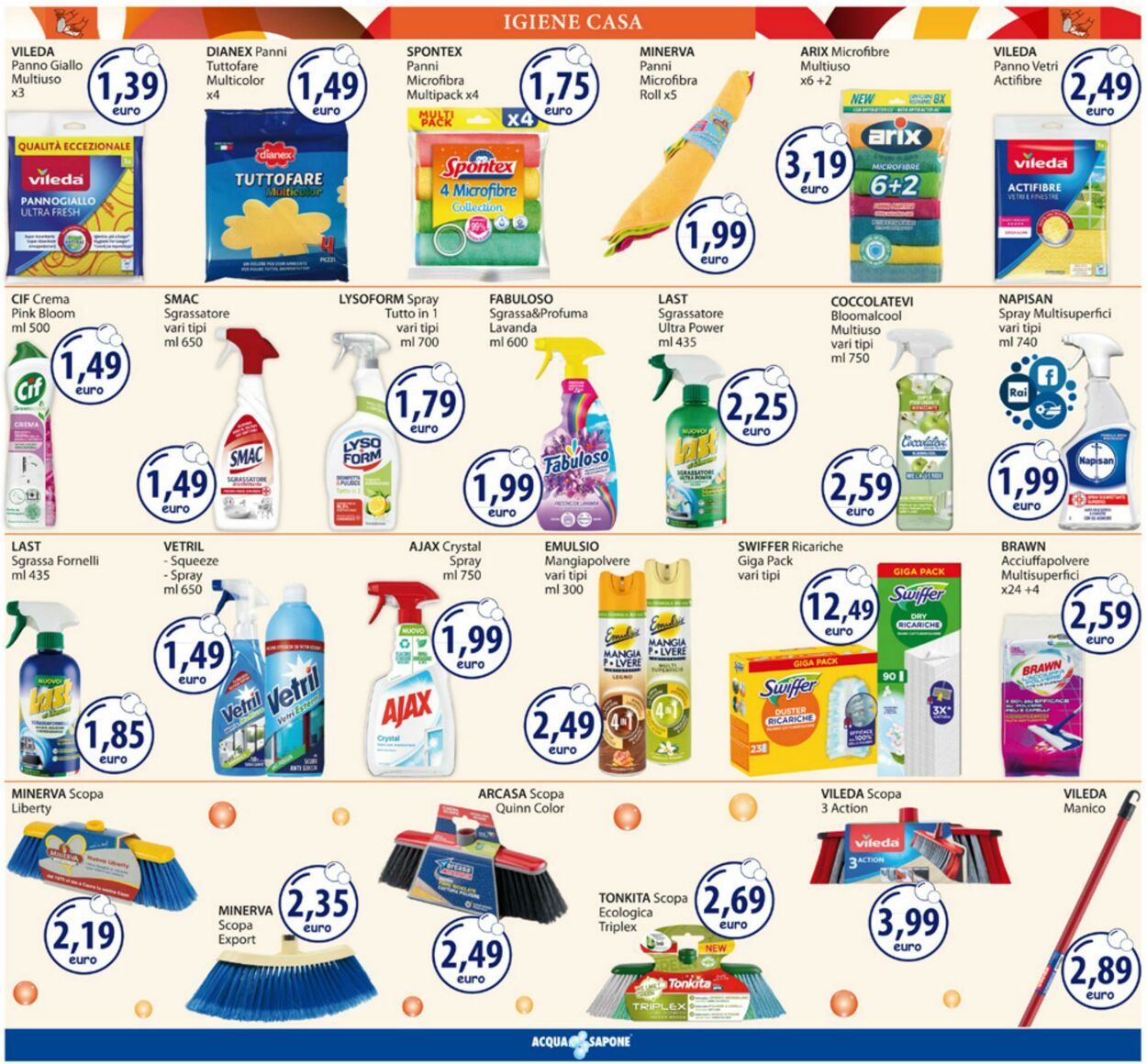 Volantino Acqua e sapone 20.10.2025 - 02.11.2025