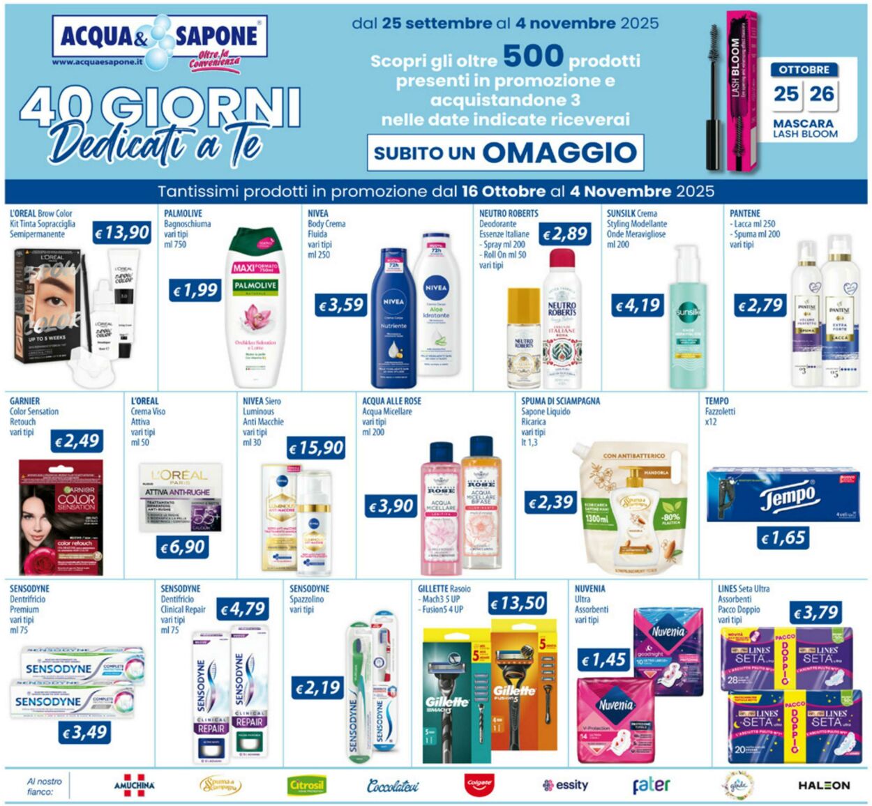 Volantino Acqua e sapone 20.10.2025 - 02.11.2025