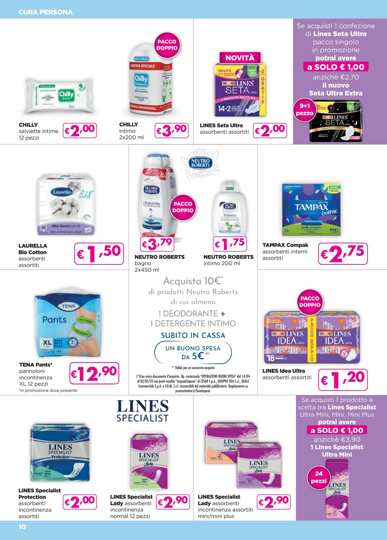 Volantino Acqua e sapone 14.04.2023 - 03.05.2023